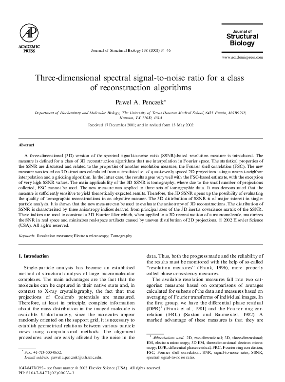 (PDF) Journal of Structural Biology Ammon Fager Academia.edu