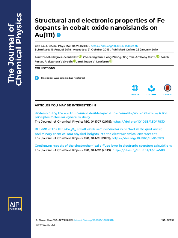 (PDF) Structural and electronic properties of Fe-doped BaTiO 3 and SrTiO 3