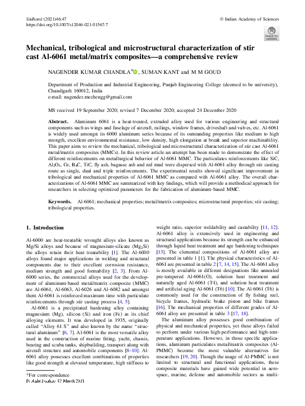 (PDF) Mechanical, tribological and microstructural characterization of ...