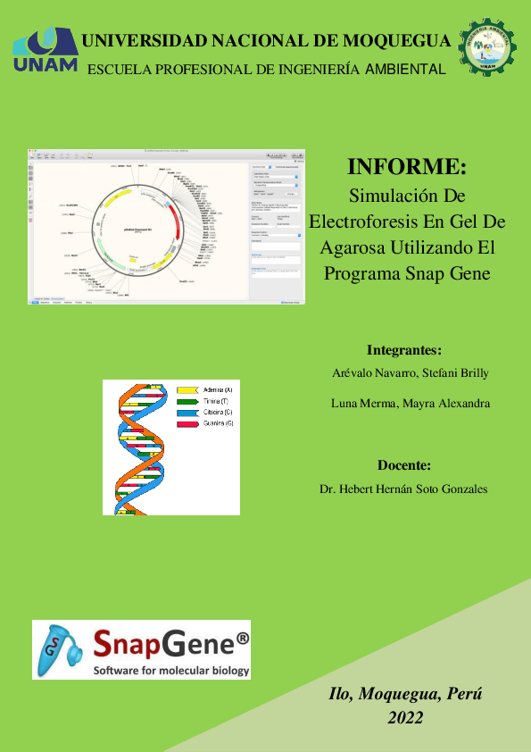 (PDF) INFORME SNAPGENE