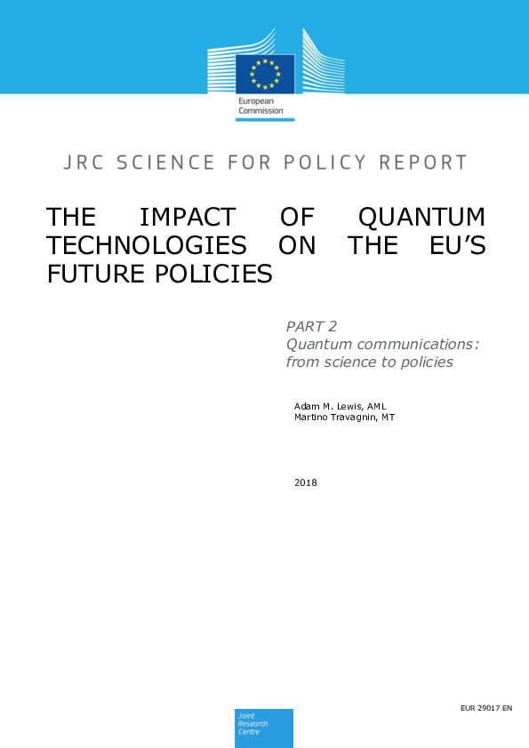 (PDF) The Impact of quantum technologies on the EU's Future Policies ...