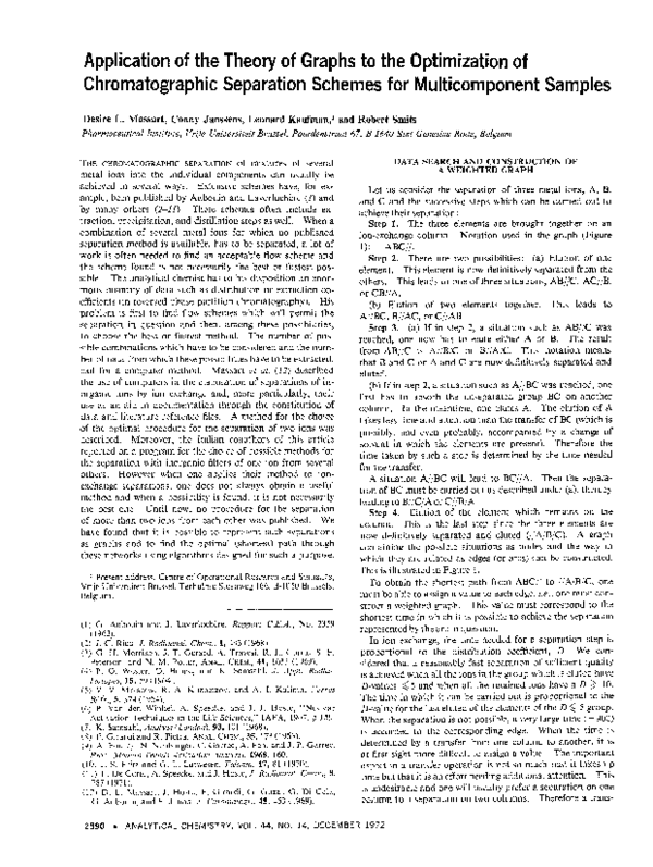 (PDF) Application of the theory of graphs to the optimization of ...