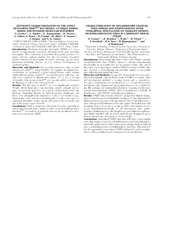 (PDF) Extensive Characterization of the Newly Developed Dmd mdx Rat ...