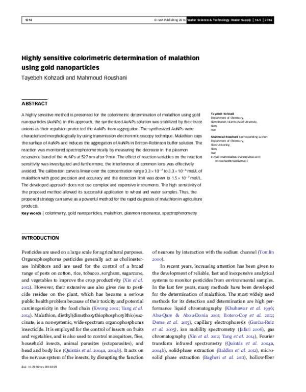 (PDF) Highly sensitive colorimetric determination of amoxicillin in ...