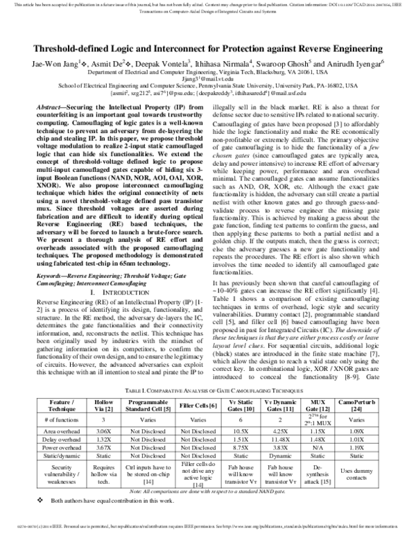 (PDF) Threshold-defined Logic and Interconnect for Protection against ...