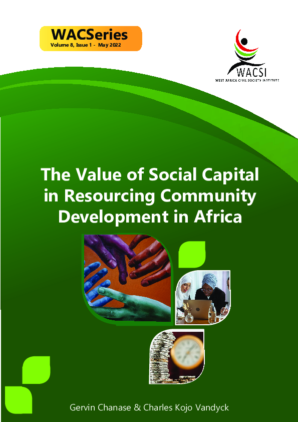 (PDF) The Value of Social Capital in Resourcing Community Development ...