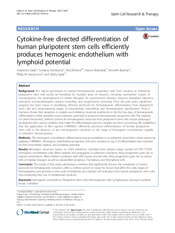 (PDF) Cytokine-free directed differentiation of human pluripotent stem ...