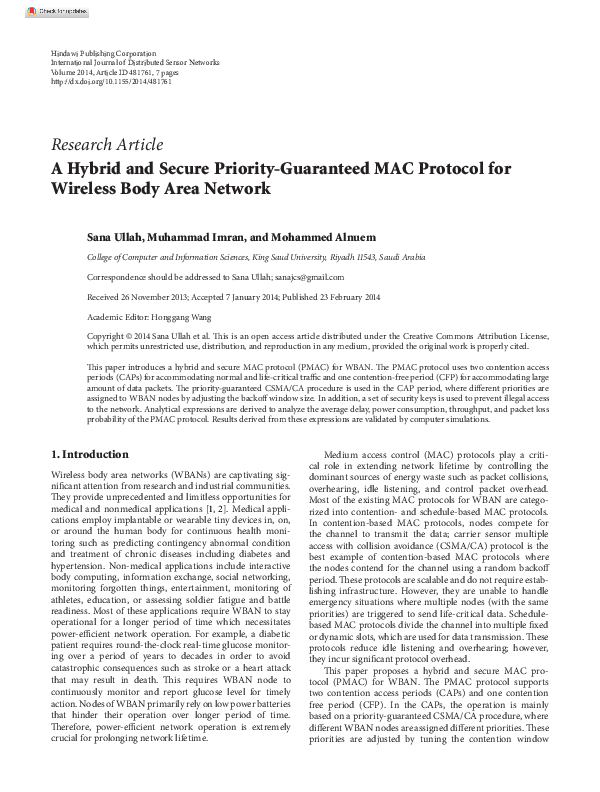 (PDF) A Hybrid and Secure Priority-Guaranteed MAC Protocol for Wireless ...