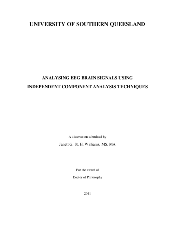 (PDF) Analysing EEG brain signals using independent component analysis ...