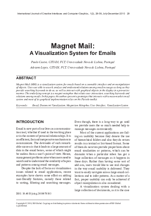 (PDF) Magnet Mail