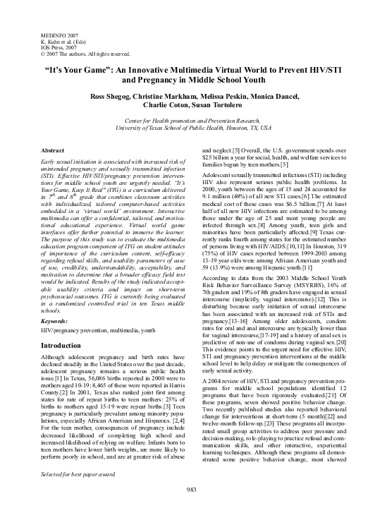 (PDF) It's Your Game