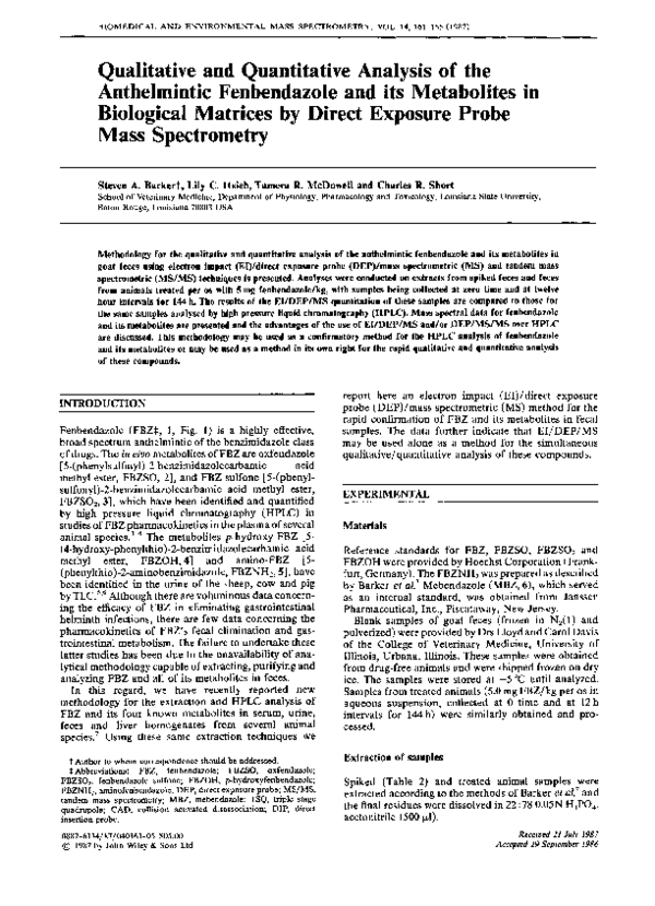 (PDF) Qualitative and quantitative analysis of anthraquinones in ...