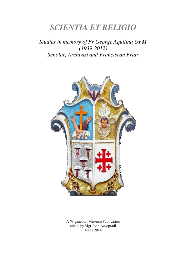(PDF) The Greek Orthodox Church in Malta after 1530