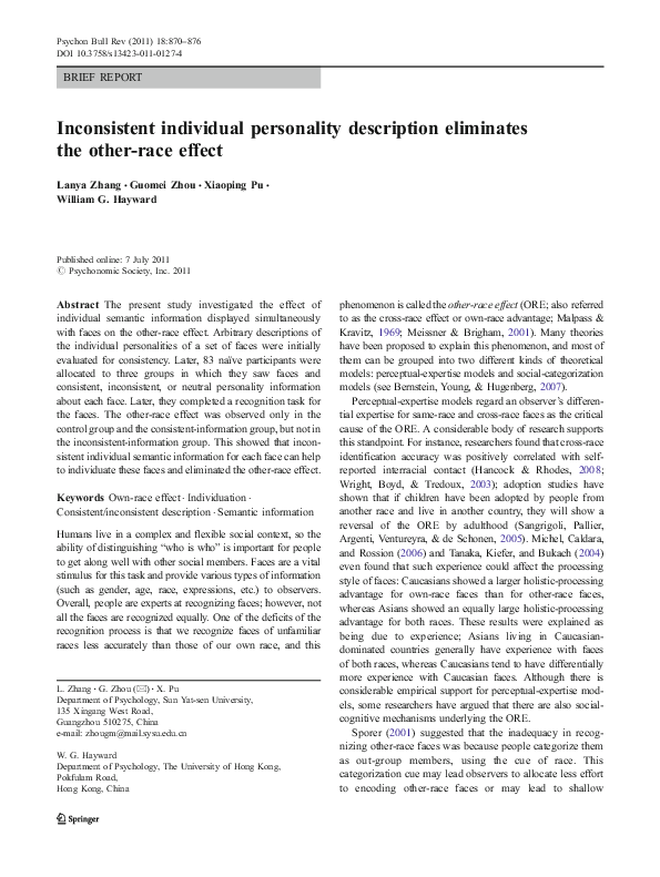 (PDF) Inconsistent individual personality description eliminates the ...