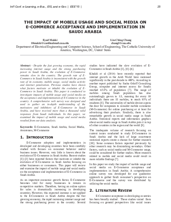 (PDF) The Impact of Mobile Usage and Social Media on E-Commerce ...