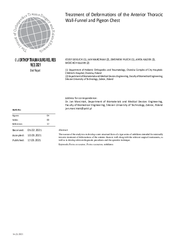 (PDF) Treatment of Deformations of the Anterior Thoracic WallFunnel