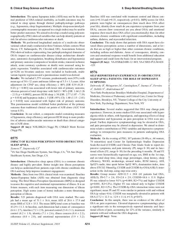 (PDF) 0575 Impact of Illness Perception with Obstructive Sleep Apnea