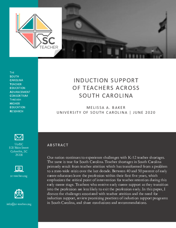 (PDF) Induction support of teachers across South Carolina