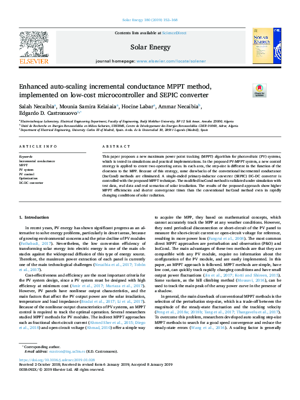 (PDF) Enhanced auto-scaling incremental conductance MPPT method ...