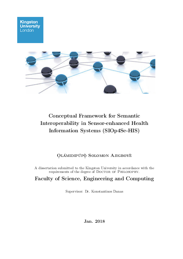 (PDF) Conceptual framework for Semantic Interoperability in Sensor ...