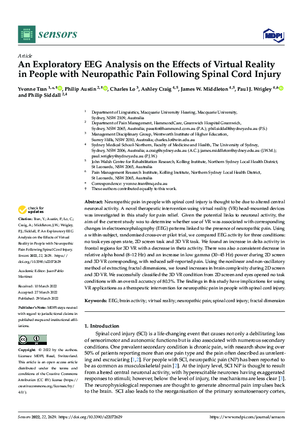(PDF) An Exploratory EEG Analysis on the Effects of Virtual Reality in ...