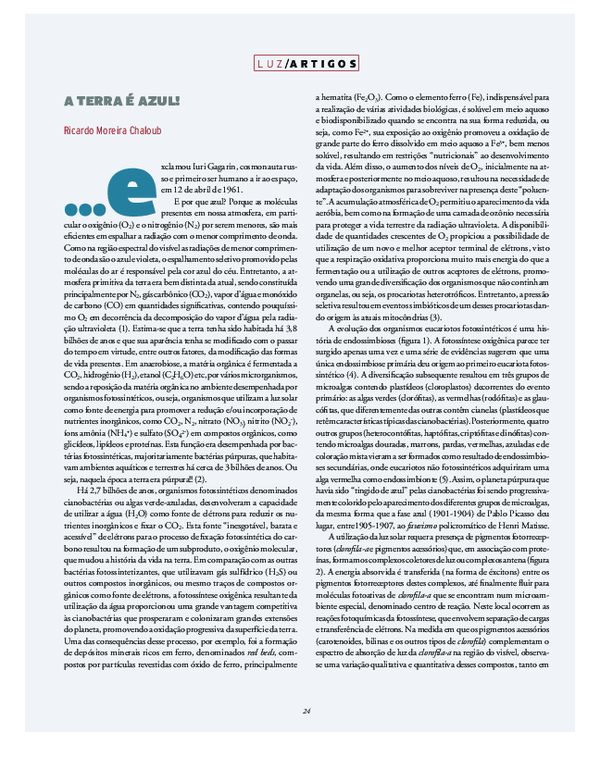 (PDF) A terra é azul!