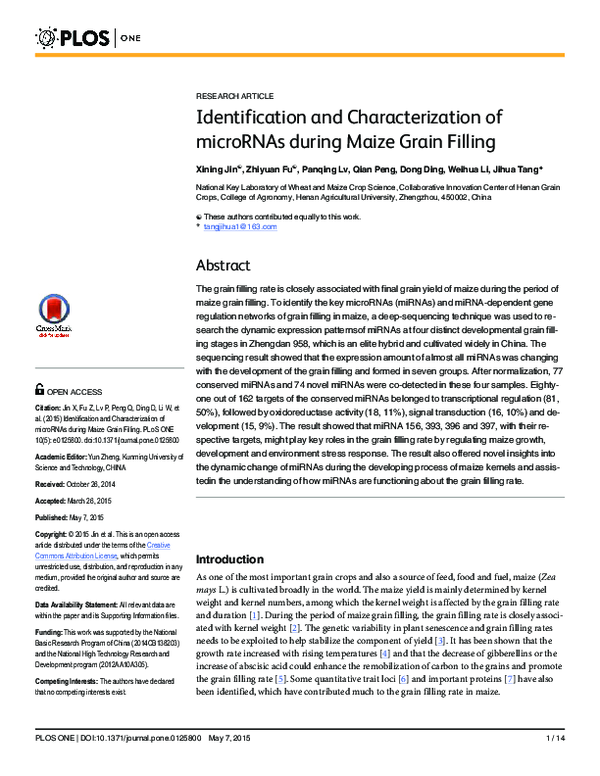 (PDF) Identification and Characterization of Microsatellites in ...