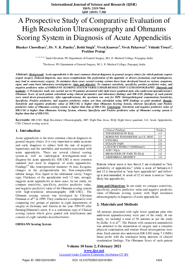 (PDF) A Prospective Study of Comparative Evaluation of High Resolution ...