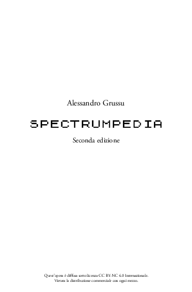 PDF) SPECTRUMPEDIA - Seconda edizione (2 voll.)