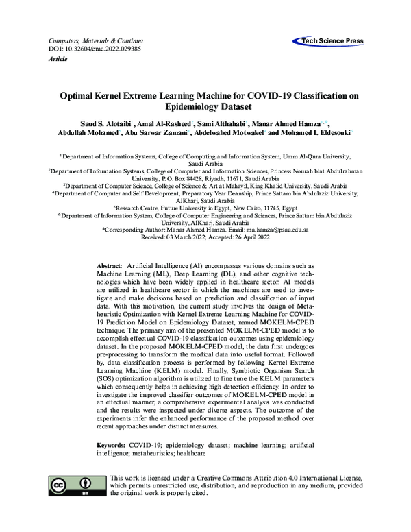 (PDF) Optimal Kernel Extreme Learning Machine for COVID-19 ...