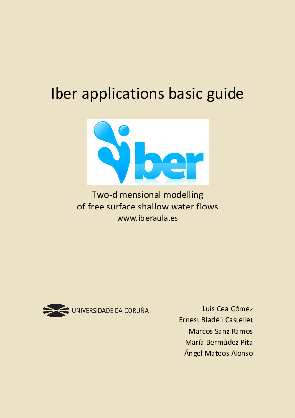 (PDF) Iber applications basic guide. Two-dimensional modelling of free ...