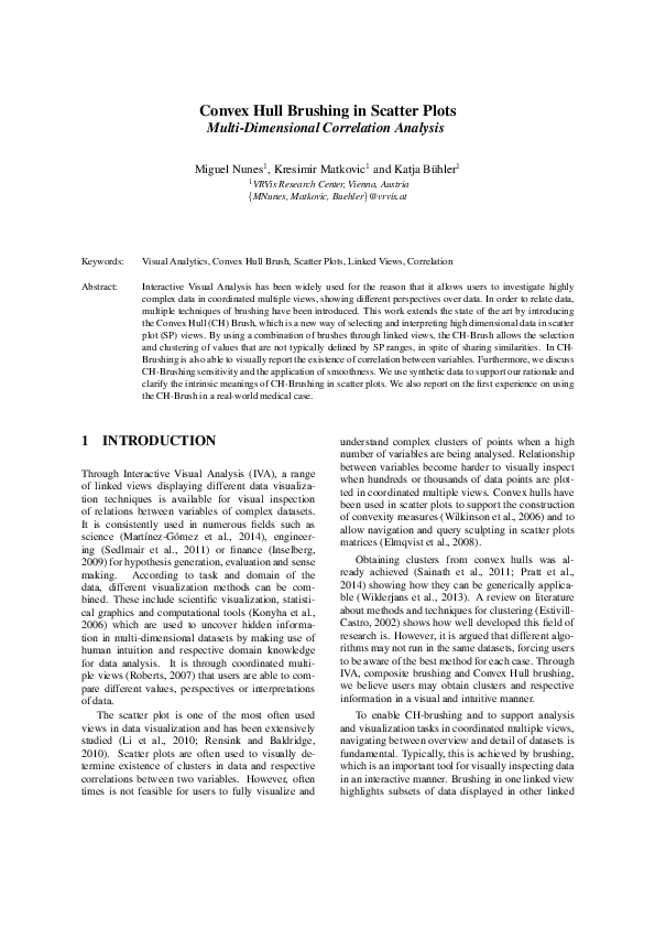 (PDF) Convex Hull Brushing in Scatter Plots - Multi-dimensional ...