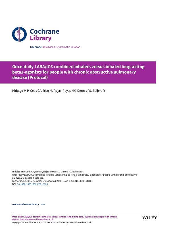 (PDF) Once-daily LABA/ICS combined inhalers versus inhaled long-acting ...