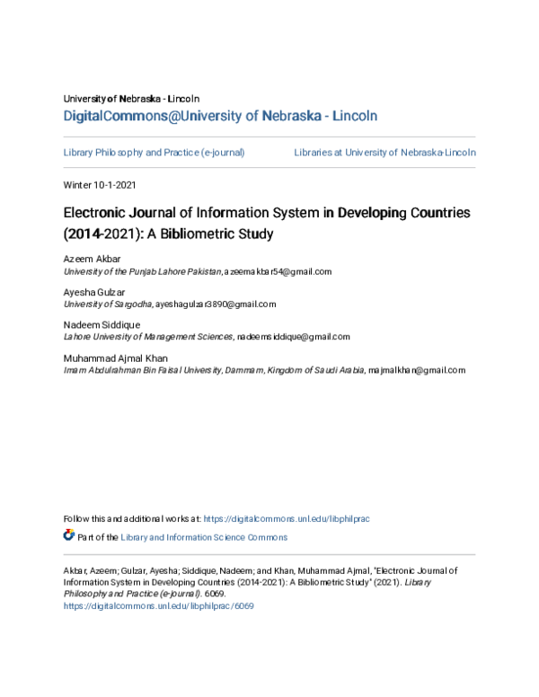 (PDF) Electronic Journal of Information System in Developing Countries ...