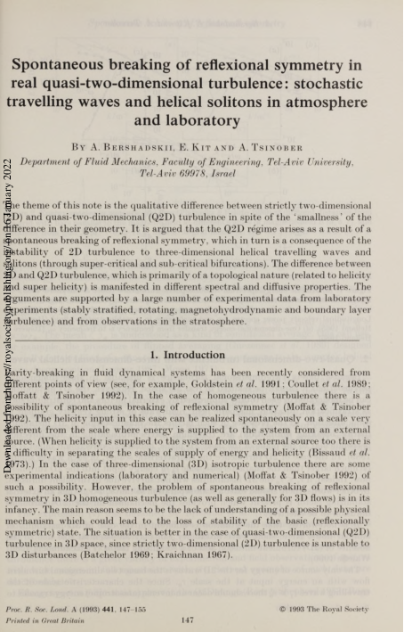 (PDF) Spontaneous Breaking of Reflexional Symmetry in Real Quasi-Two ...