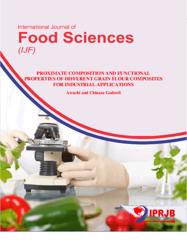 (PDF) Proximate composition and functional properties of different ...