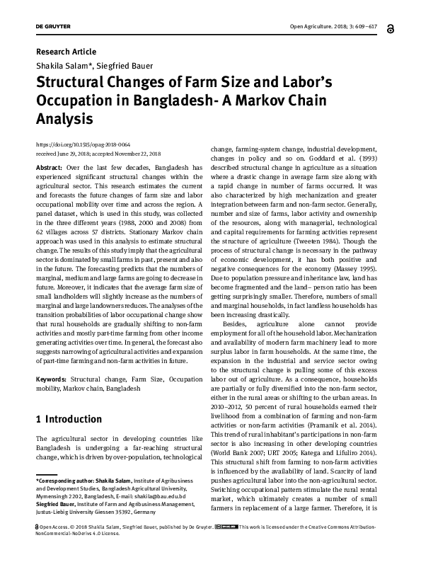 (PDF) Structural Changes of Farm Size and Labor’s Occupation in ...
