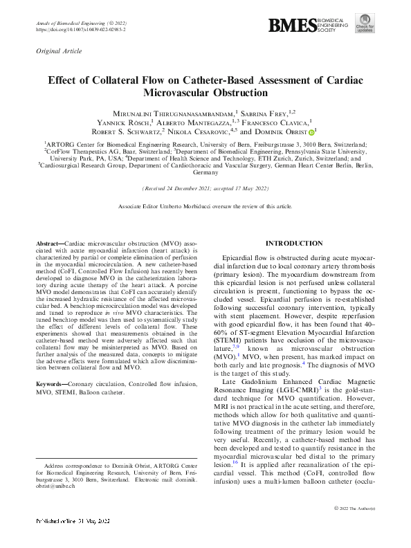 (PDF) Effect of Collateral Flow on Catheter-Based Assessment of Cardiac ...