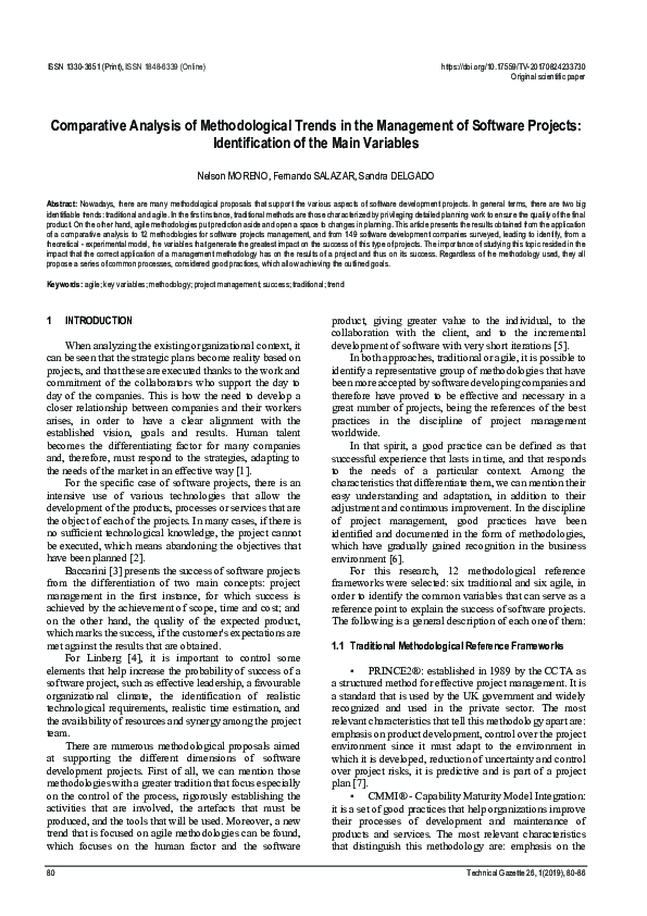 (PDF) Comparative Analysis of Methodological Trends in the Management ...