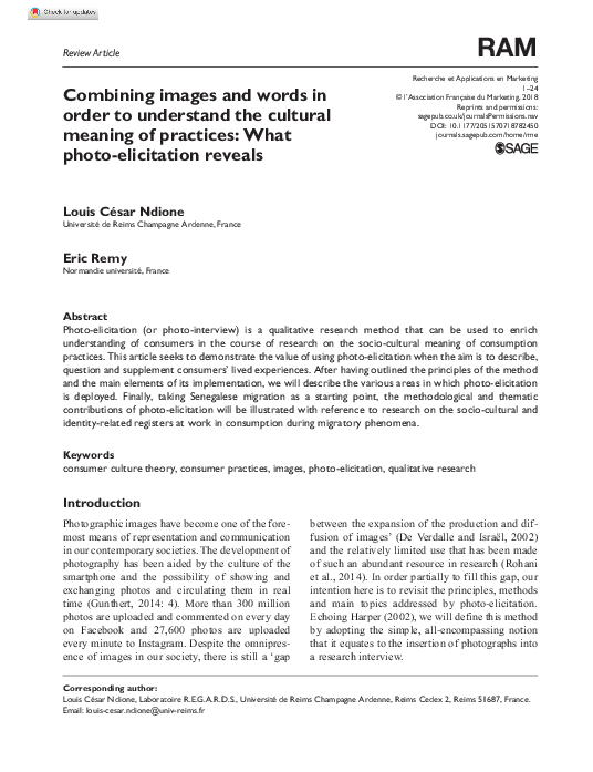 (PDF) Combining images and words in order to understand the cultural