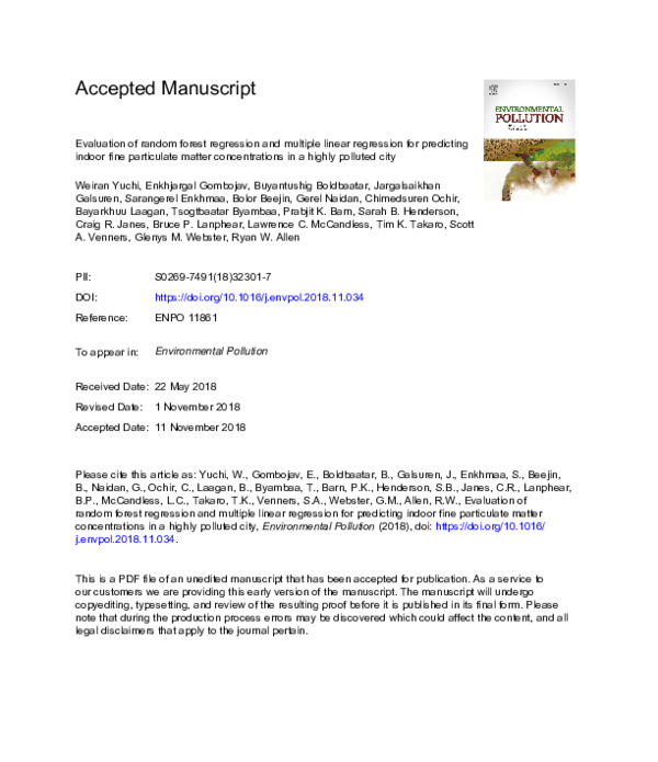 (PDF) Evaluation of random forest regression and multiple linear ...