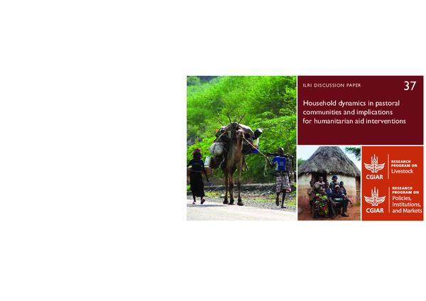 (PDF) Household dynamics in pastoral communities and implications for ...
