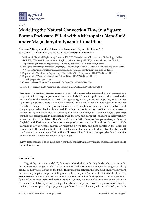 (PDF) Modeling the Natural Convection Flow in a Square Porous Enclosure ...