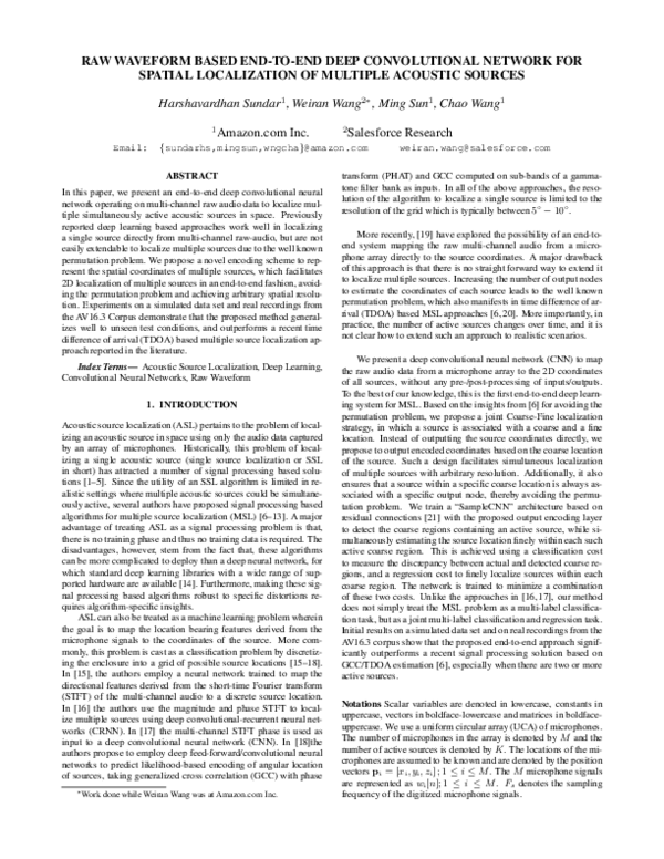 (PDF) Raw Waveform Based End-to-end Deep Convolutional Network for ...