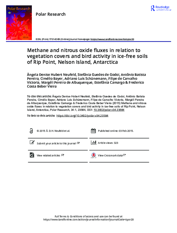 (PDF) Methane and nitrous oxide fluxes in relation to vegetation covers ...