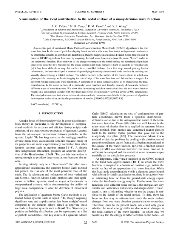 (PDF) Visualization of the local contribution to the nodal surface of a ...