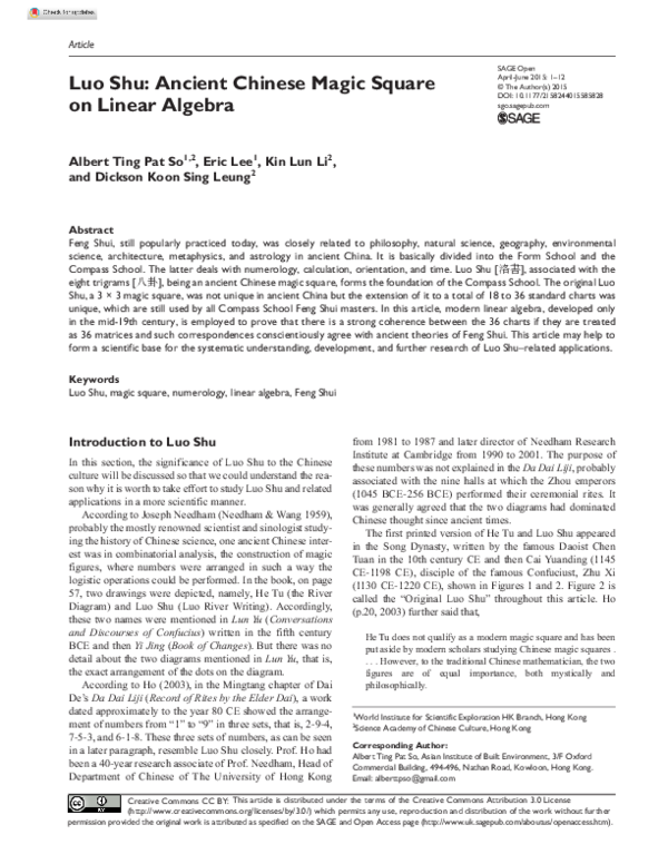(PDF) Luo Shu