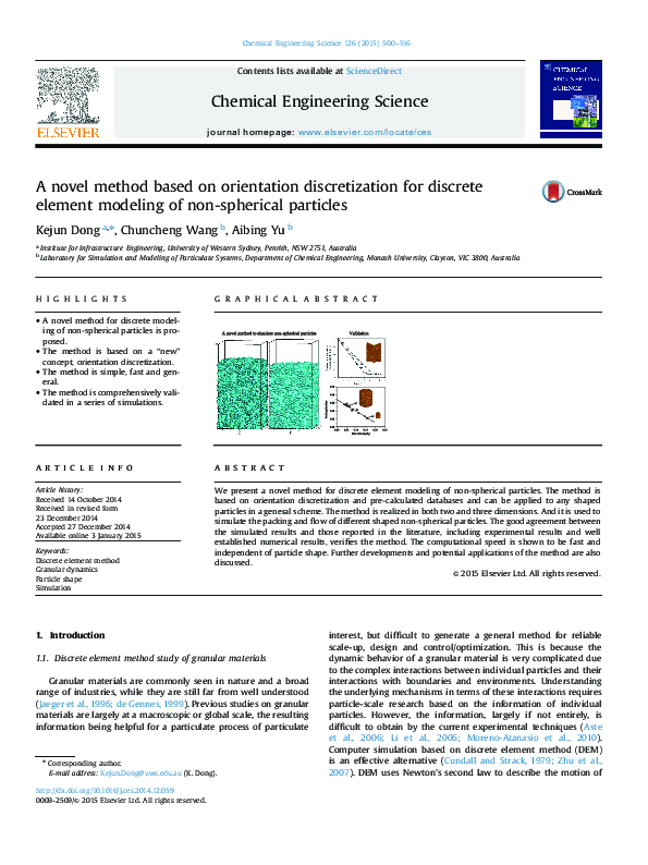 (PDF) A novel method based on orientation discretization for discrete ...