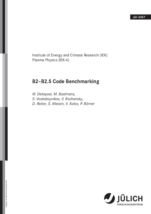(PDF) B2-B2. 5 code benchmarking