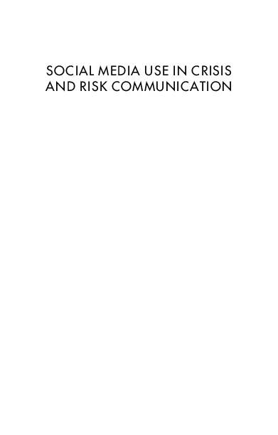 (PDF) Social Media Use in Crisis and Risk Communication